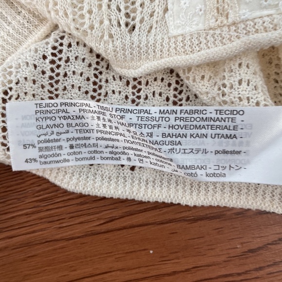 Zara Romantic Knit Top Blouse Lace Trim Bloggers' Favorite - Picture 12 of 14